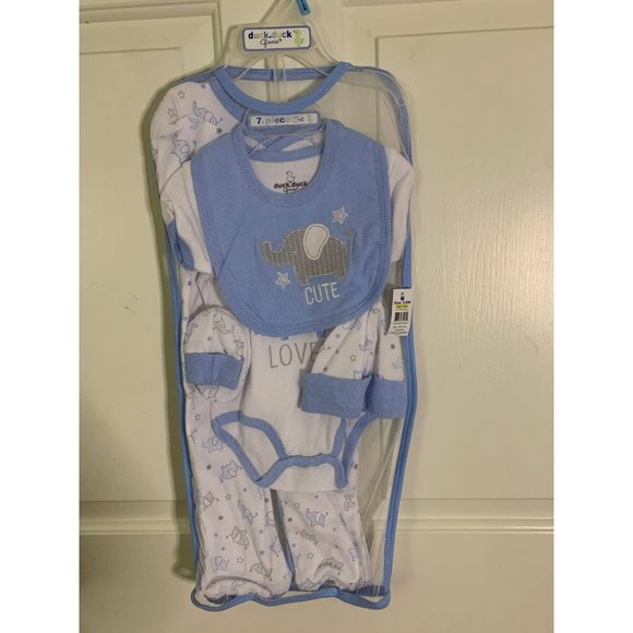 Duck Duck Goose Size 3-6 months with Elephant Theme - Picture 1 of 6